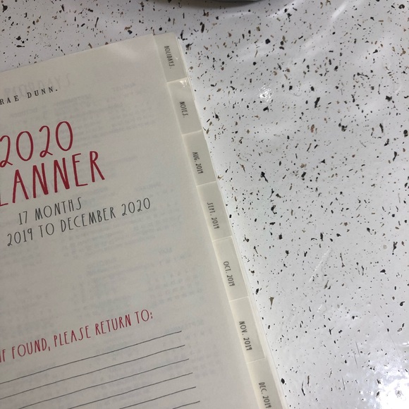 Rae Dunn “Best Year Ever” 2020 Planner - Picture 3 of 6